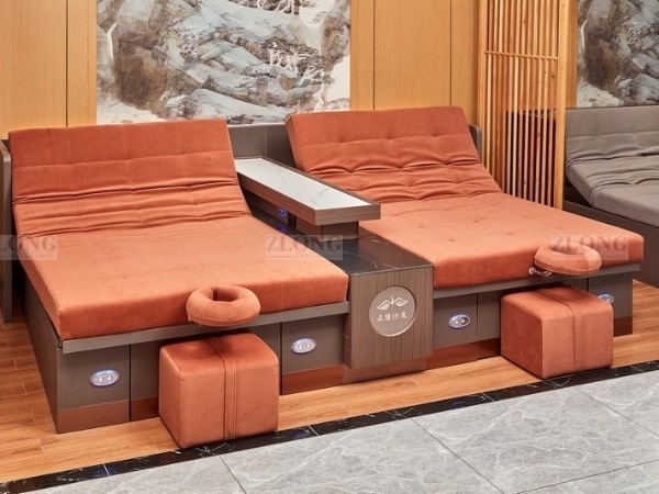 双层条几电动盆炕床